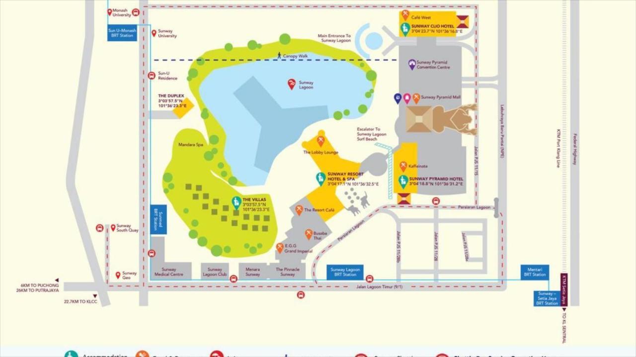 Resort Suites By Landmark At Bandar Sunway Sunway Lagoon Kampong Penaga  Exterior photo